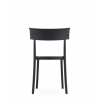 Chaise CATWALK MAT noir Kartell - Valente Design - de dos