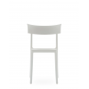 Chaise CATWALK MAT blanc Kartell - Valente Design - de face