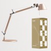 Lampe de table  Artemide Tolomeo Micro cuivre anodisé - Valente Design - avec son emballage