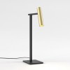 Lampe à poser Leda Desk structure noire mat / abat-jour or mat - Astro Lighting - Valente Design