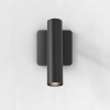 Applique Leda Single structure noir mat / abat-jour noir mat - Astro Lighting - Valente Design - de face