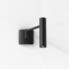 Applique Leda Swing Arm - structure noir mat / abat-jour noir mat - Astro Lighting - Valente Design