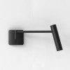Applique Leda Swing Arm - structure noir mat / abat-jour noir mat - Astro Lighting - Valente Design