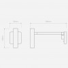 Dimension Applique Leda Swing Arm Astro Lighting - Valente Design