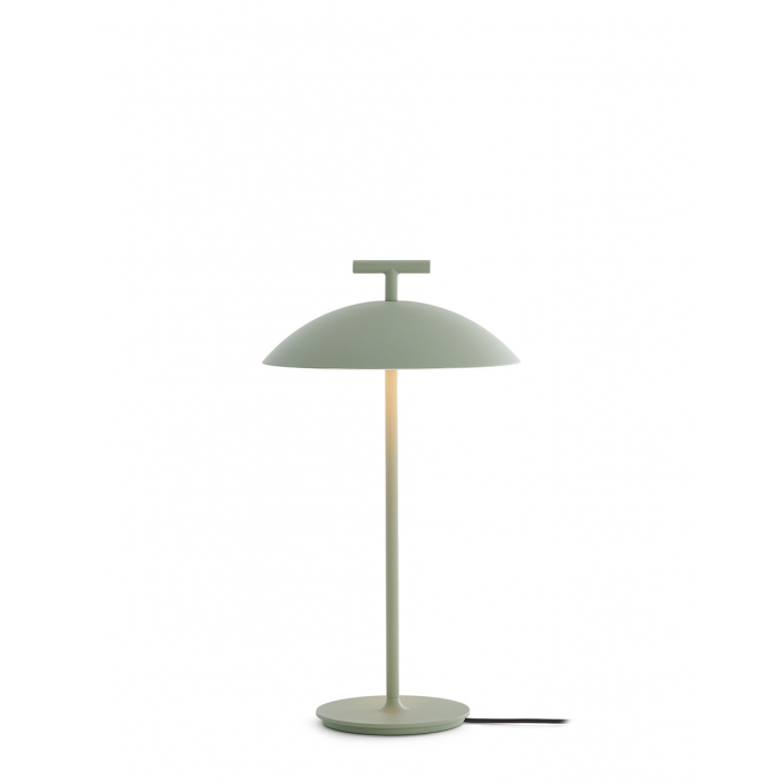 Lampe Mini Geen-A Plug version vert - Kartell - Valente Design - éclairée