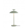 Lampe Mini Geen-A Plug version vert - Kartell - Valente Design - éclairée