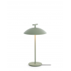 Lampe Mini Geen-A Plug version vert - Kartell - Valente Design - éclairée - de côté
