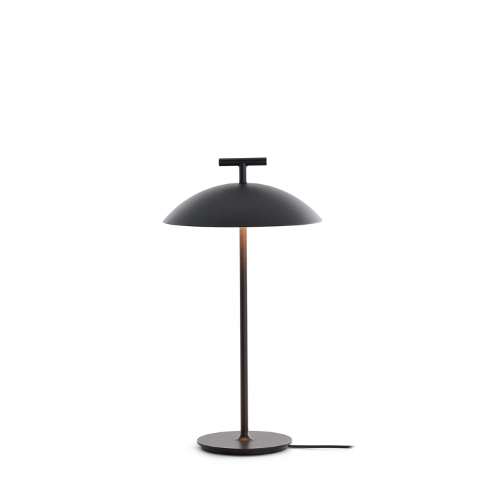 Lampe Mini Geen-A Plug version noir - Kartell - Valente Design - éclairée