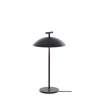 Lampe Mini Geen-A Plug version noir - Kartell - Valente Design - éclairée - de côté
