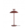 Lampe Mini Geen-A Plug version rouge brique - Kartell - Valente Design - éteinte