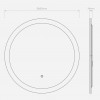 Dimension Miroir éclairant Ascot 650 Round - Astro Lighting - Valente Design