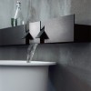 Robinet Sen pour baignoire en aluminium anodisé brossé noir mat - Agape - Valentedesign.com