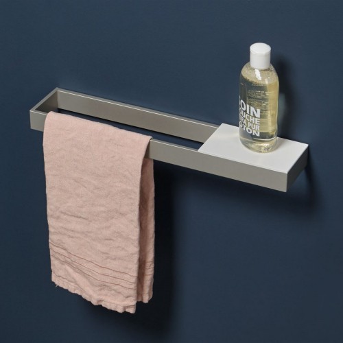 Porte-serviette mural Play en acier inoxydable - Antoniolupi - Valentedesign.com