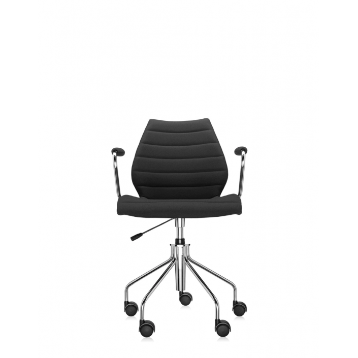 Chaise MAUI SOFT TREVIRA noir - Kartell - Valente Design
