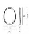 Schéma de la lampe de table Anisha Grande foscarini - Valente Design