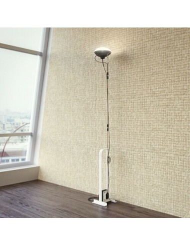 Votre Lampadaire Toio Flos blanc à LED allumé - Valente Design