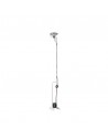 Lampadaire télescopique réglable Toio Flos blanc - Valente Design