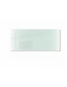 Radiateur Solaris horizontal 1500W blanc brillant avec reflets vert de la marque Fondis - Valente Design