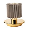 Lampe sans fil In The Sun Table corps or / maille argent - DCW Editions - Valente Design