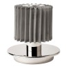 Lampe sans fil In The Sun Table corps argent / maille argent - DCW Editions - Valente Design
