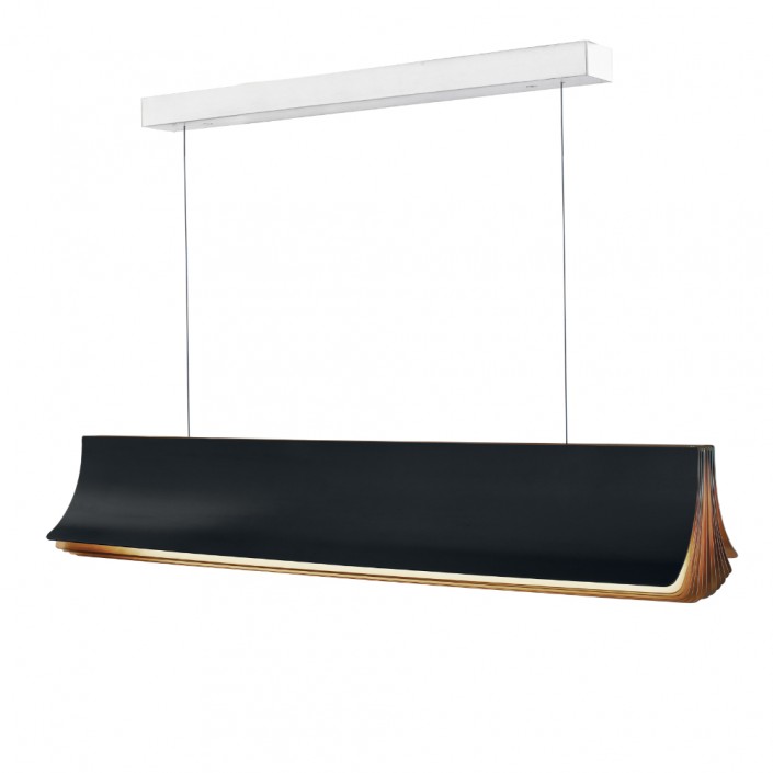 Suspension Respiro Pendant 900 noir/or - DCW Editions - Valente Design