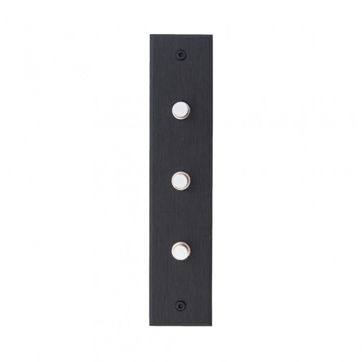 Plaque étroite 3 mini boutons...