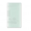 Radiateur Solaris vertical 63 1000W blanc brillant avec  reflets vert de la marque Fondis - Valente Design