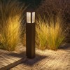 Borne solaire TRADITION 90cm - Les Jardins - Valente Design - éclairée de nuit