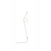 Applique WIRERING câble gris - anneau or de FLOS - Valente Design