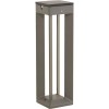 Borne solaire BLADE 45 cm gris espace - Les jardins - Valente Design