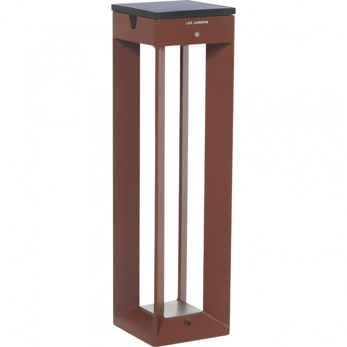 Borne solaire BLADE 45 cm corten - Les jardins - Valente Design