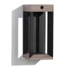 Applique murale TECKALU - Duratek et aluminium noir - Les jardins - Valente Design