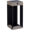 Applique murale TECKALU - Duratek et aluminium noir - Les jardins - Valente Design - de profil