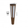Dimension applique solaire TINKA - Les Jardins - Valente Design