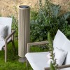 Lampadaire ROP&STRIP Les Jardins - Valente Design - éteint dans jardin