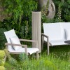 Lampadaire ROP&STRIP Les Jardins - Valente Design - éteint dans jardin