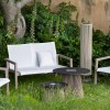 Lampadaire ROP&STRIP Les Jardins - Valente Design - éteint dans jardin