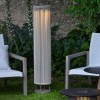 Lampadaire ROP&STRIP Les Jardins - Valente Design - éclairé dans jardin - détail