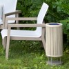 Lampe ROP&STRIP solaire et rechargeable - Les Jardins - Valente Design - éteinte dans jardin