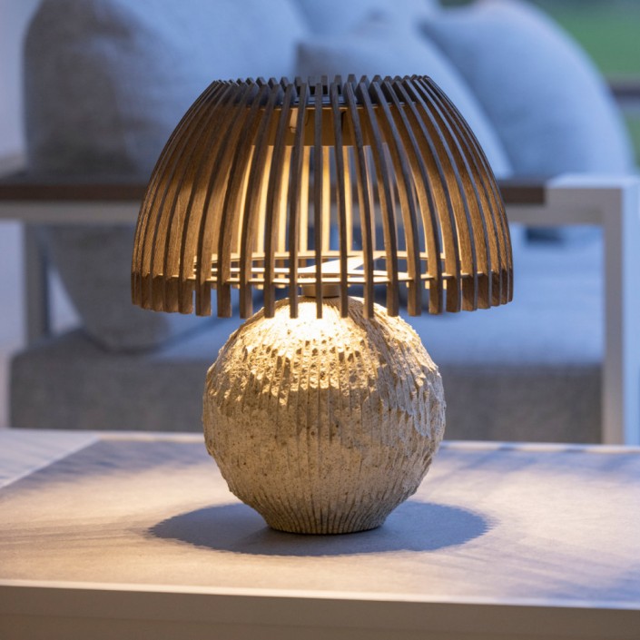 Lampe Alba solaire et rechargeable - Les Jardins - Valente Design