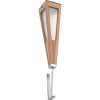 Applique torche solaire TECKA Teck - Les Jardins - Valente Design - support mural
