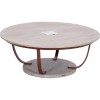 Table basse lumineuse solaire JET STREAM Corten Duratek - Les Jardins - Valente Design