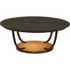 Table basse lumineuse solaire JET STREAM Corten Duratek - Les Jardins - Valente Design - éclairée