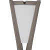 Lampadaire solaire Selva - Les Jardins - Valente Design - détails diffuseur en toile