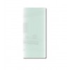 Radiateur Solaris vertical 1500W blanc brillant avec  reflets vert de la marque Fondis - Valente Design