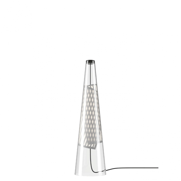 Lampe à poser Cono di Luce gris - Lodes - Valente Design