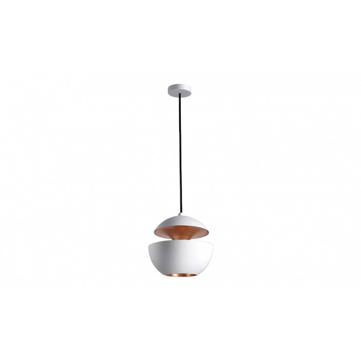 Suspension Here comes the sun 175 white and copper - DCW Editions - Valente Design