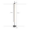 Dimension Lampadaire Emi Floor - Flos - Valente Design
