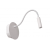 Applique liseuse JOLIJN avec flexible sans fil rechargeable blanc - Lucide - Valente Design - éteinte