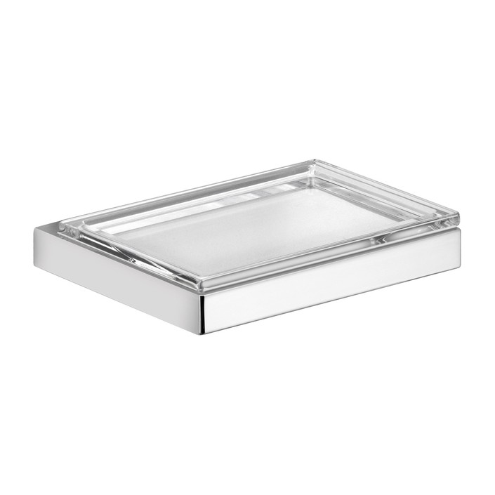 Porte savon à poser avec coupelle en verre - Keuco - Valente Design